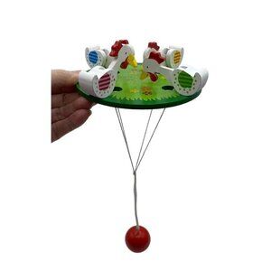 Goki Roseburger Replacement Part Chicken Mobile Germany 21514 Colorful Clicking